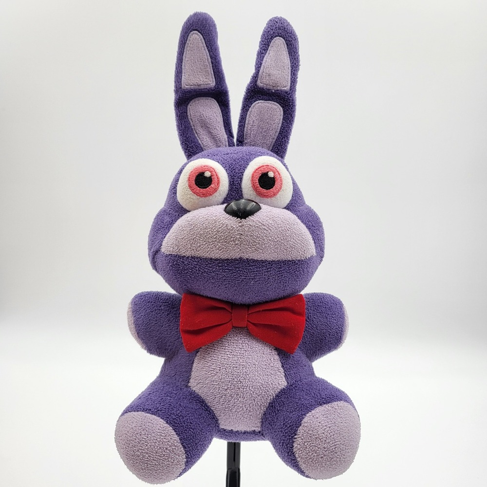 Five Nights at Freddys Bonnie Plush Purple Rabbit Red Bowtie FNAF Funko Plushie